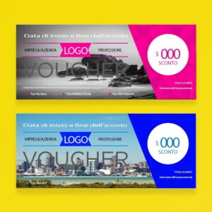 Clean and Modern Gift voucher template