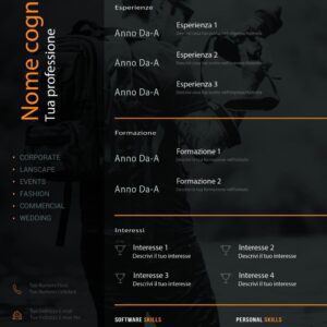 Dynamic Photographer CV 1