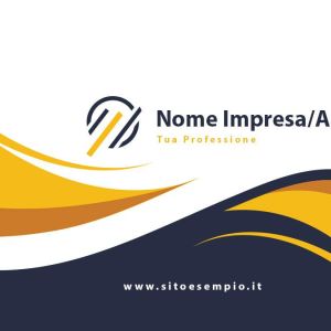 Fronte Beautiful Modern Yellow Business Card
