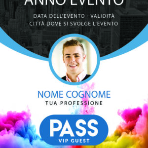Fronte Conference Vip Entry Pass ID Card