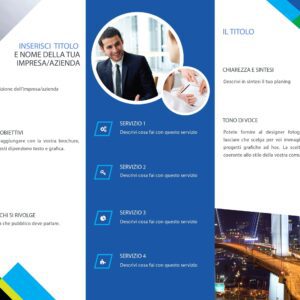 Retro Business Tri Fold Brochure 4