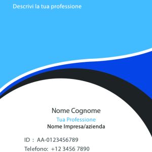 Retro Corporate Office Identity Card