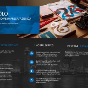 Retro Creative Agency Trifold Brochure