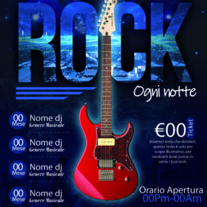 Rock Music Event Flyer