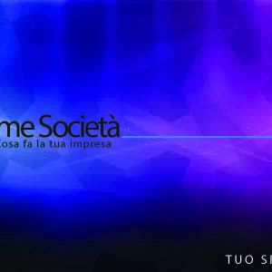 Back White Blue Clean Simple Business Card