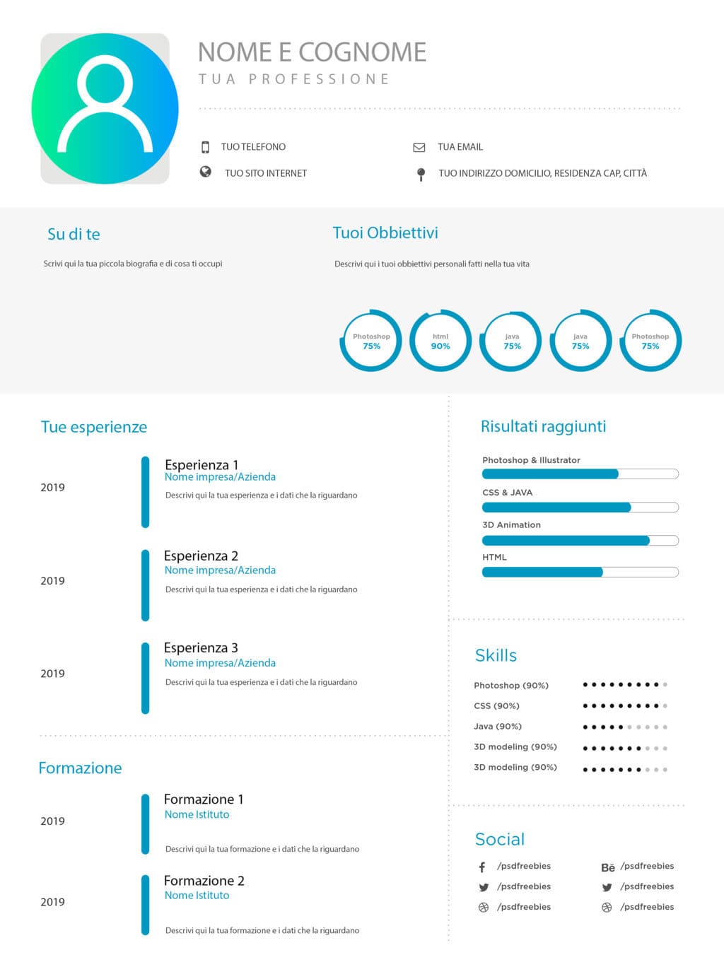 Clean and elegant c. V