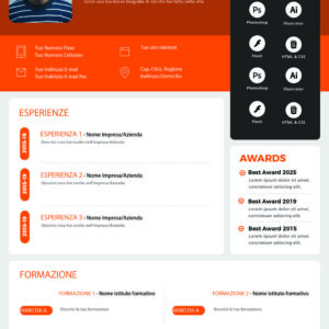Dynamic Creative CV 2 Arancione