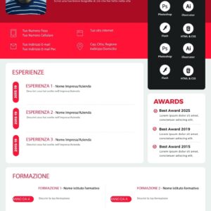 Dynamic Creative CV 2 Rosso