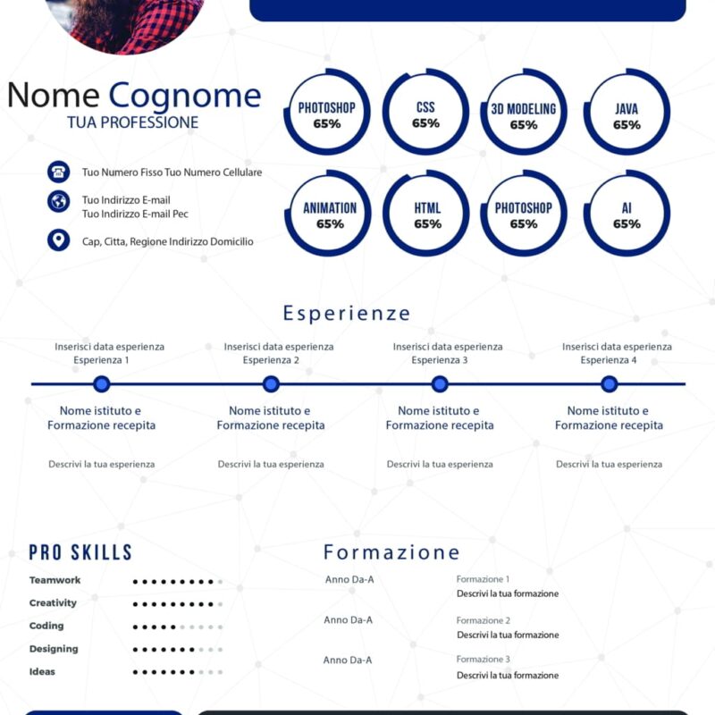 Dynamic Creative CV 3 Blue