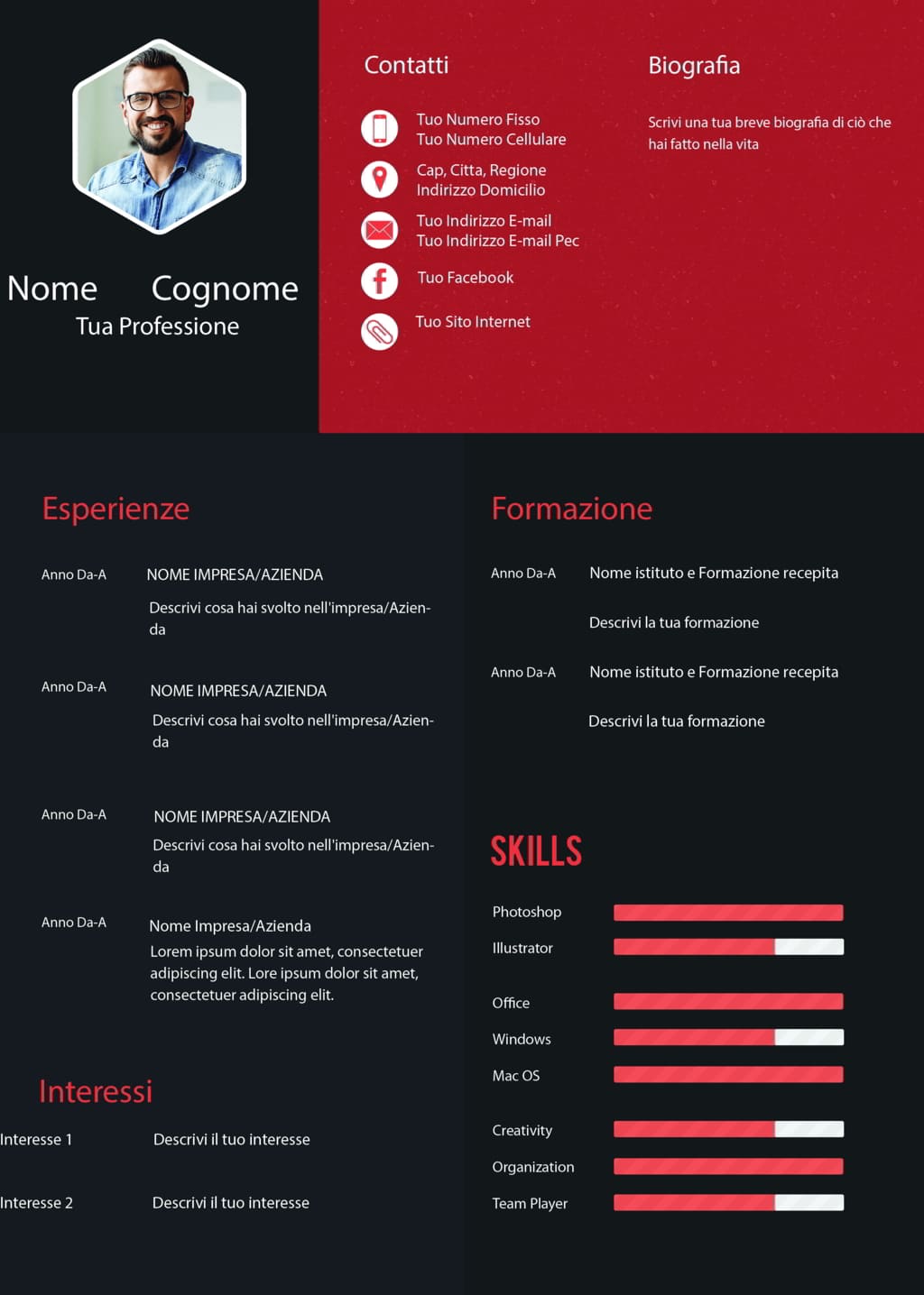 Dynamic creative professional cv 1