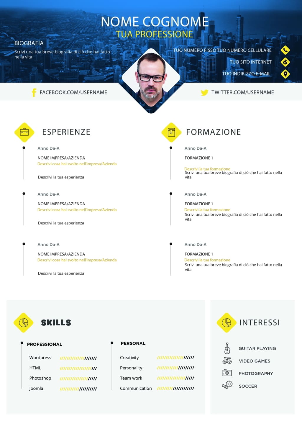 Dynamic creative professional cv 2