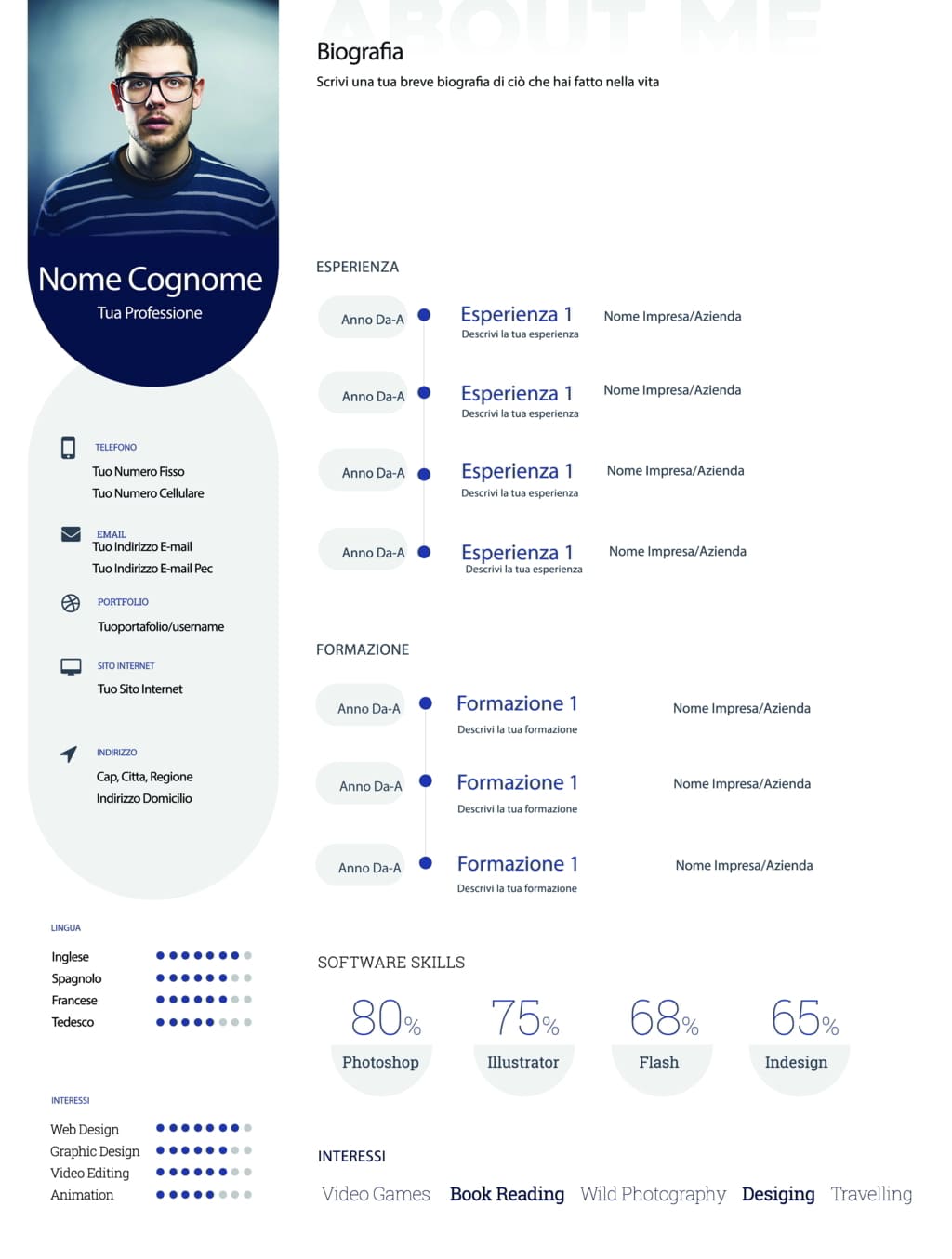 Dynamic creative professional cv 6