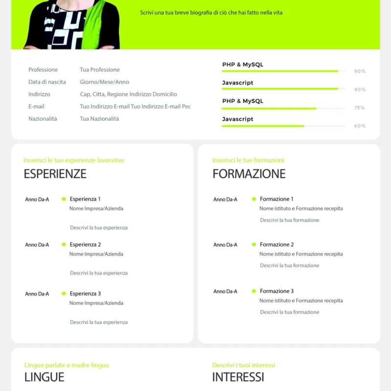 Dynamic Designer CV 1
