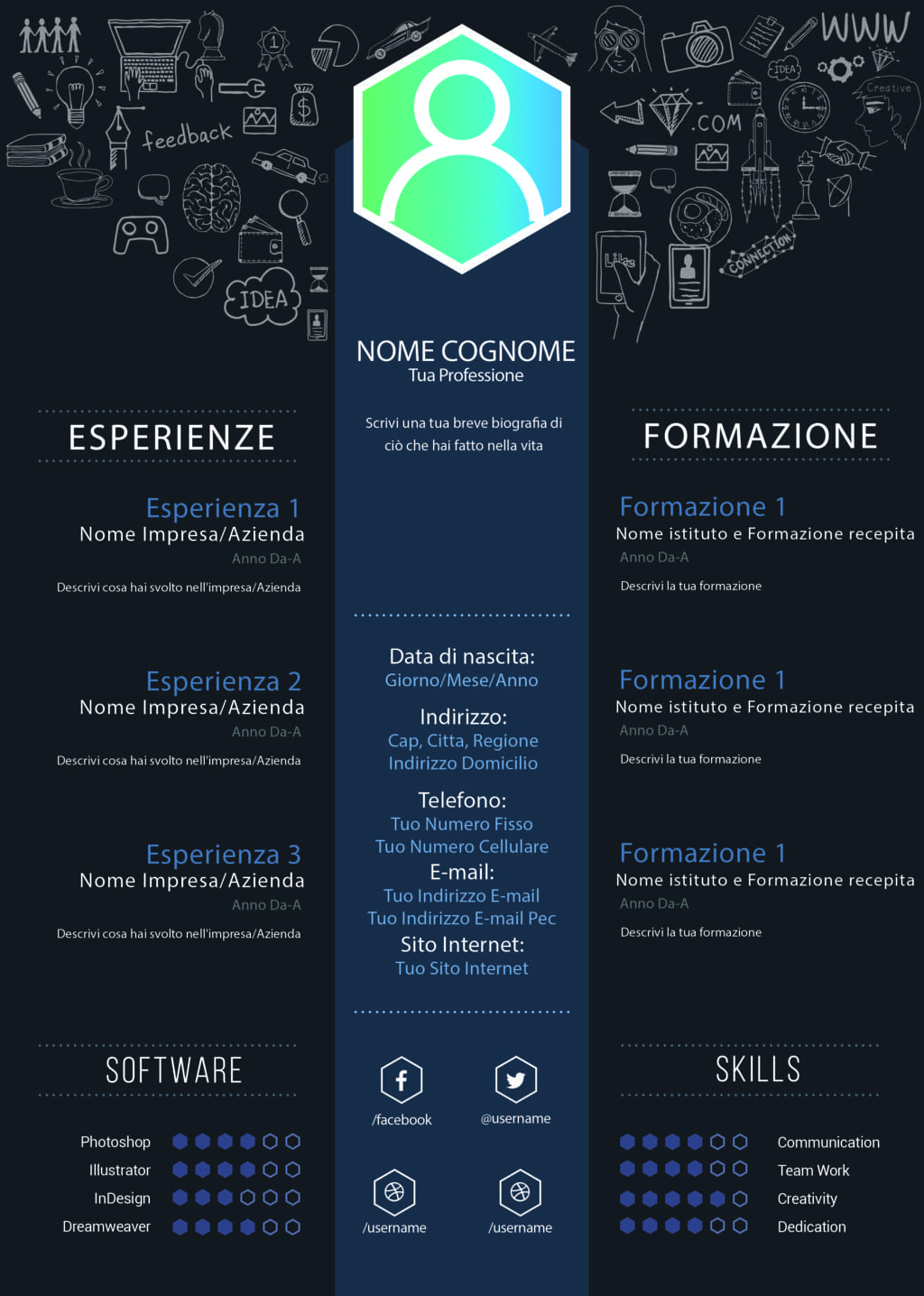 Dynamic designer cv 4