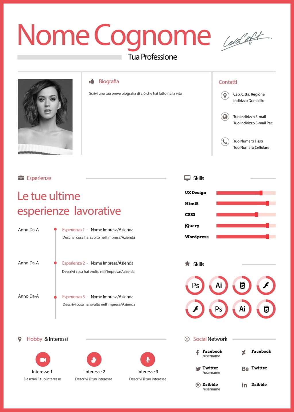 Dynamic simple cv 1 bianco