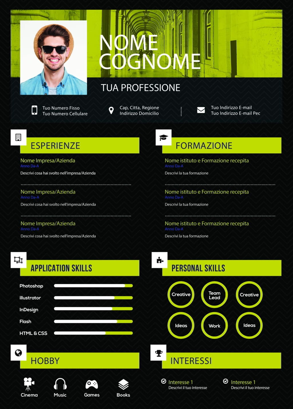 Dynamic themes cv 5 giallo