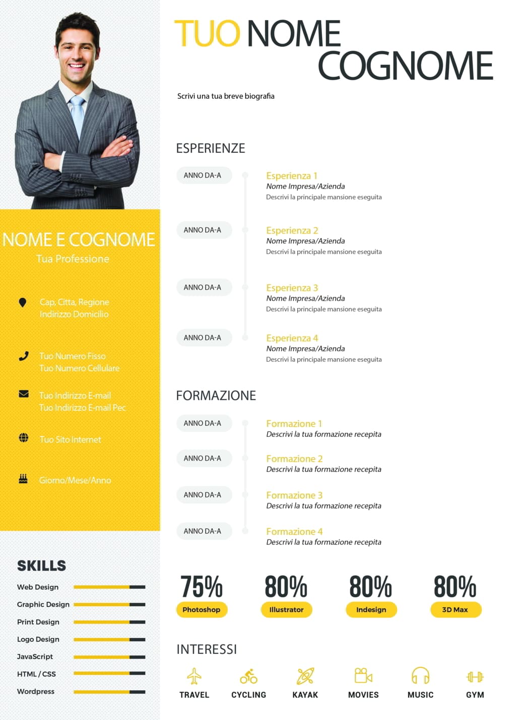 Dynamic themes cv 6 giallo