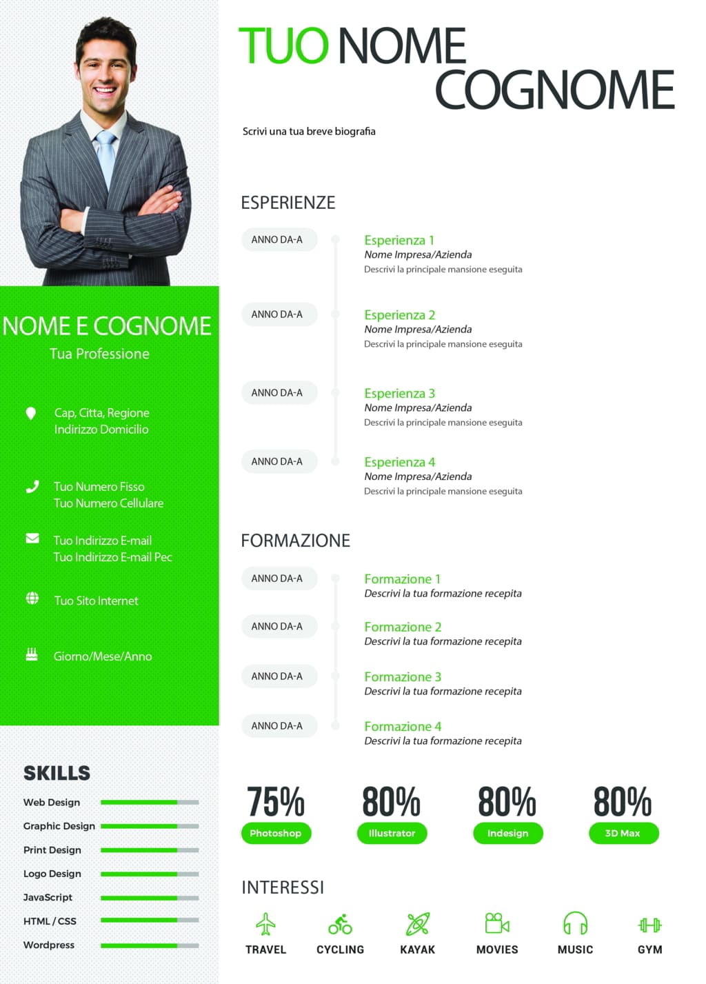 Dynamic themes cv 6 verde