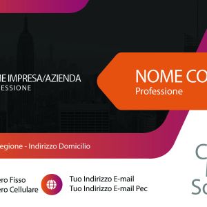 Fronte Arancione Creative Business Card Print
