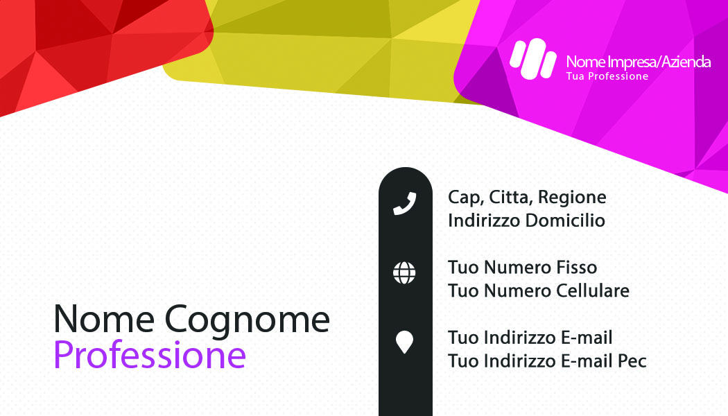 Colorful business card design - immagine 6