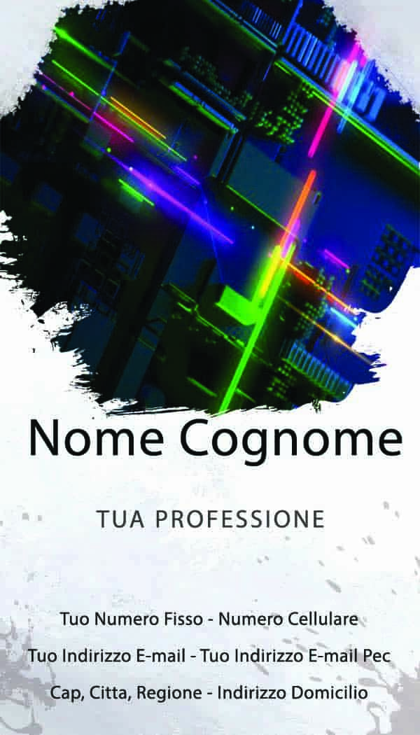 Fronte bianco wedding photographer business card