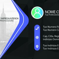 Fronte Blue Business Card Design Studio