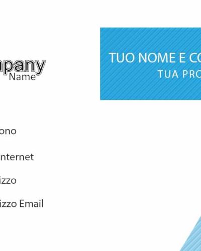 Blue Corporate Business Card