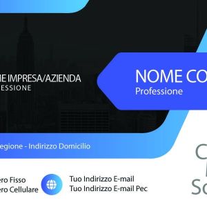Fronte Blue Creative Business Card Print