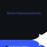 Fronte Blue Multicolor Business Card