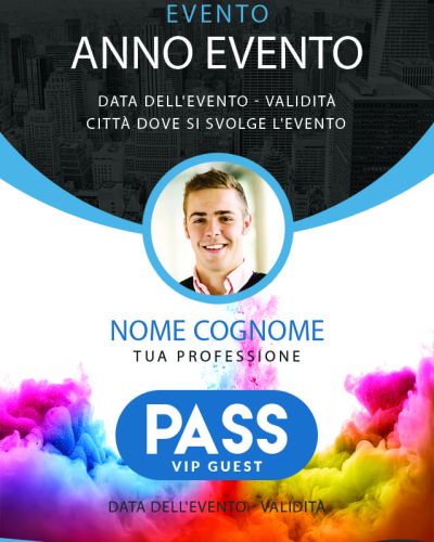 Conference Vip Entry Pass-ID Card