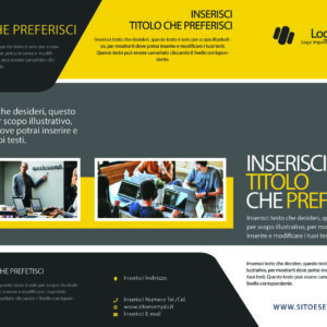 Fronte Corporate Tri Fold Brochure Design