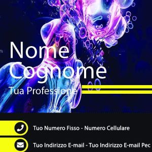 Fronte Giallo Modern Corporate Business Cards