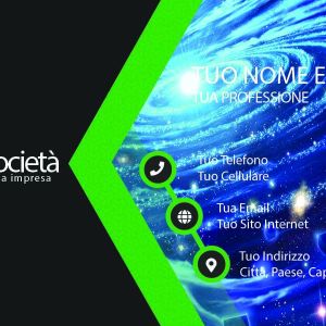 Fronte Green Modern Business Card