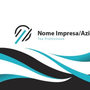 Fronte Modele Carte Visite Elegante Ondulee