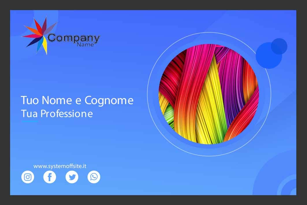 Fronte modello media social web