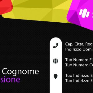 Colorful Business Card Design