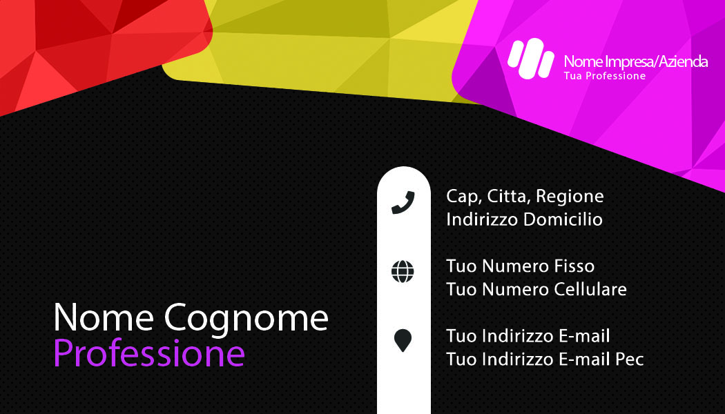 Colorful business card design - immagine 9