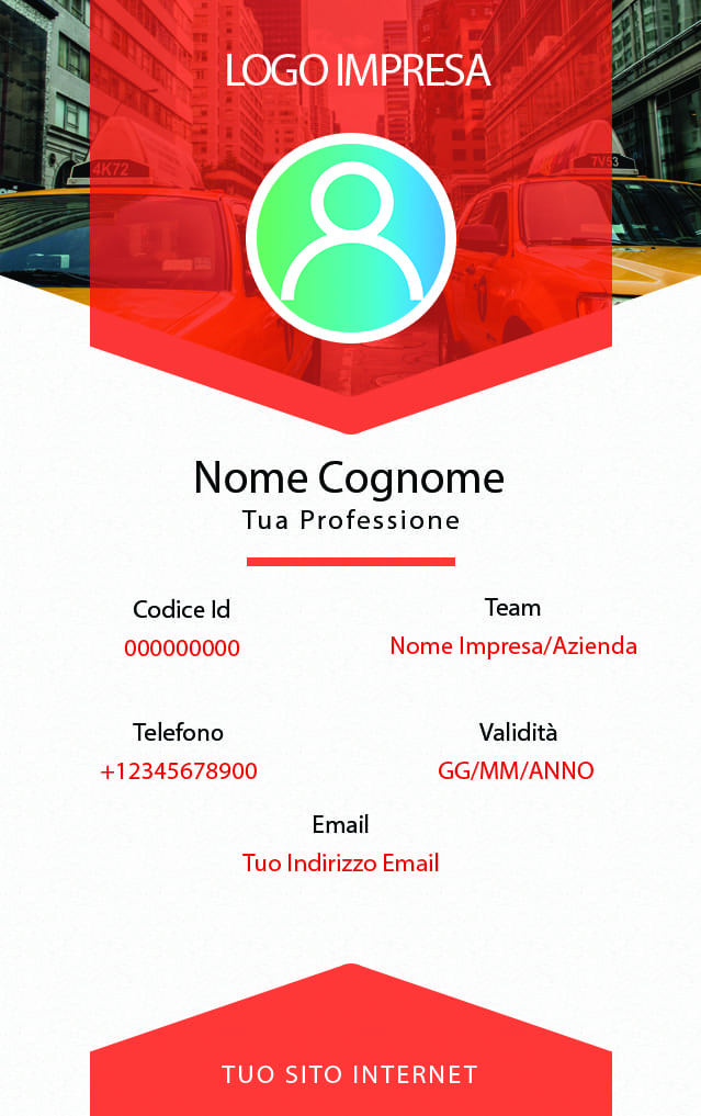 Fronte Office Identity Card