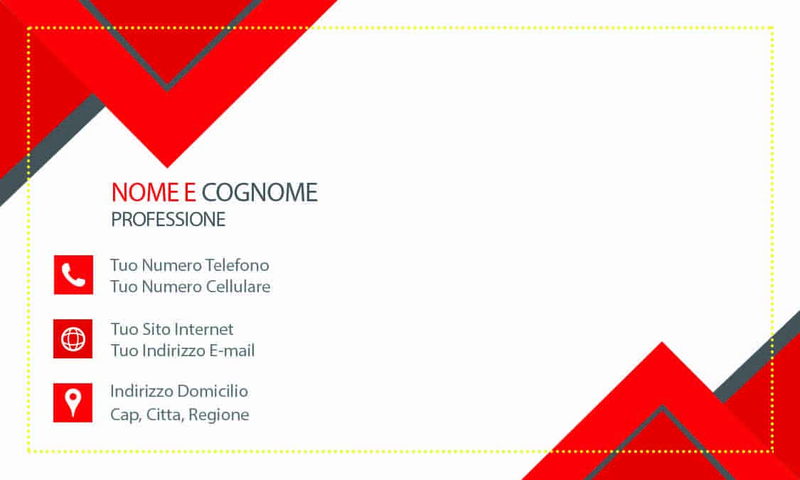 Fronte minimalist business card