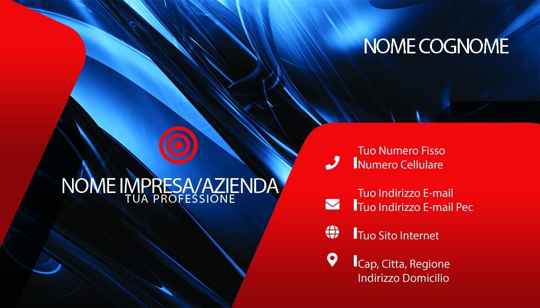 Fronte rosso business card corporate