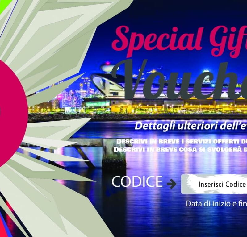 Multiuse Gift Voucher Template Fronte