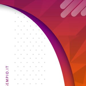 Retro Arancione Designer Vertical Business Card