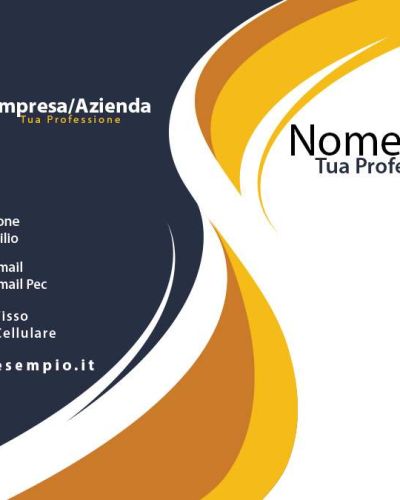 Beautiful Modern Yellow Business Card