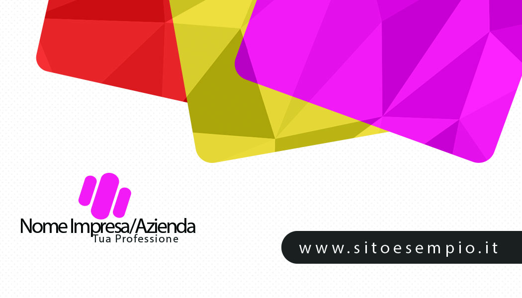 Retro bianco 2 colorful business card design