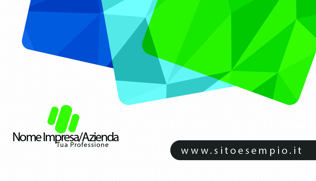 Retro bianco colorful business card design