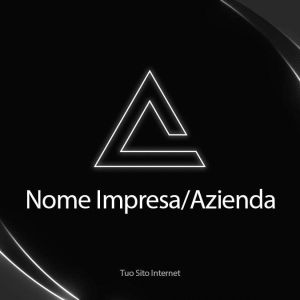 Retro Black Business Card With Glossy Lines