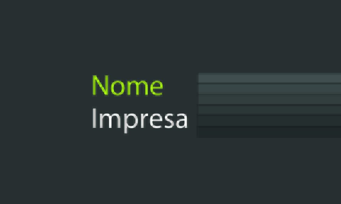 Retro professional business card