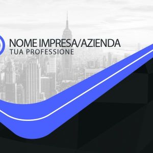 Retro Blue Business Card Design Studio