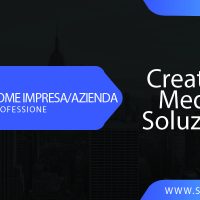 Retro Blue Creative Business Card Print