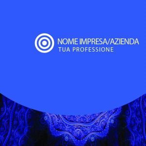 Retro Blue Modern Corporate Business Cards